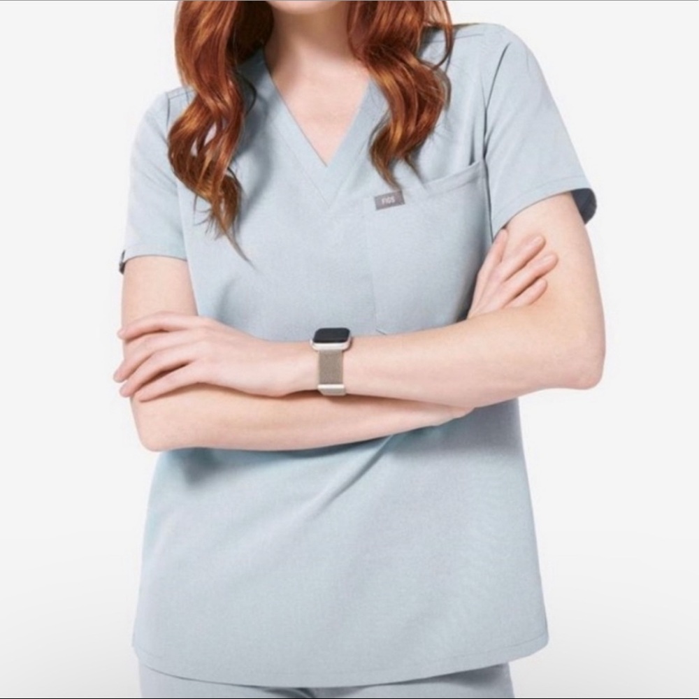 Figs Exclusive Limited Edition Xl “Dusty Blue” Scrubs… Gem